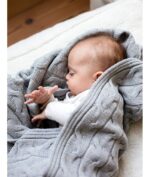 Merino Blanket Arendelle - LIGHT GREY - Image 2