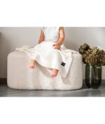 Knitted Bamboo Blanket Pure - COCO - Image 2